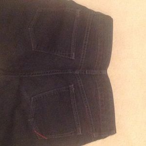 Black straight leg classic jeans